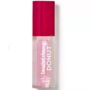 New Bath Body Works Toasted Cherry Doughnut Lip Oil